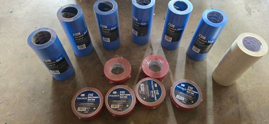 Blue tape and duct tape