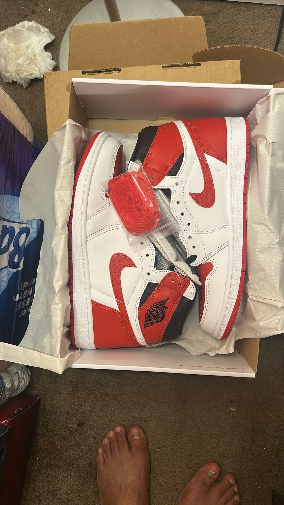 Jordan 1 High Og Heritage Men Size 10