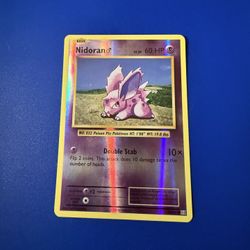 Nidoran [Reverse Holo] #43 Pokemon Evolutions