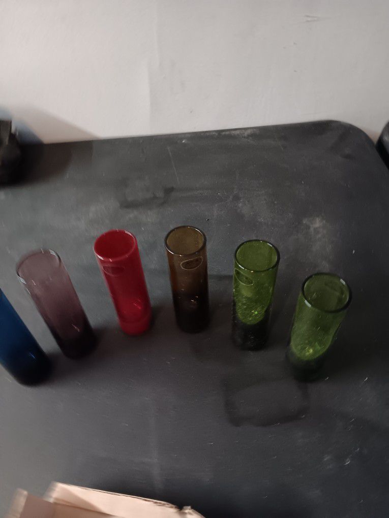 Variety Of Colors Shot Glasses