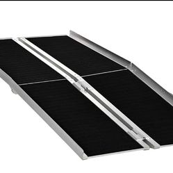 Folding Aluminum Threshold Ramp 6FT