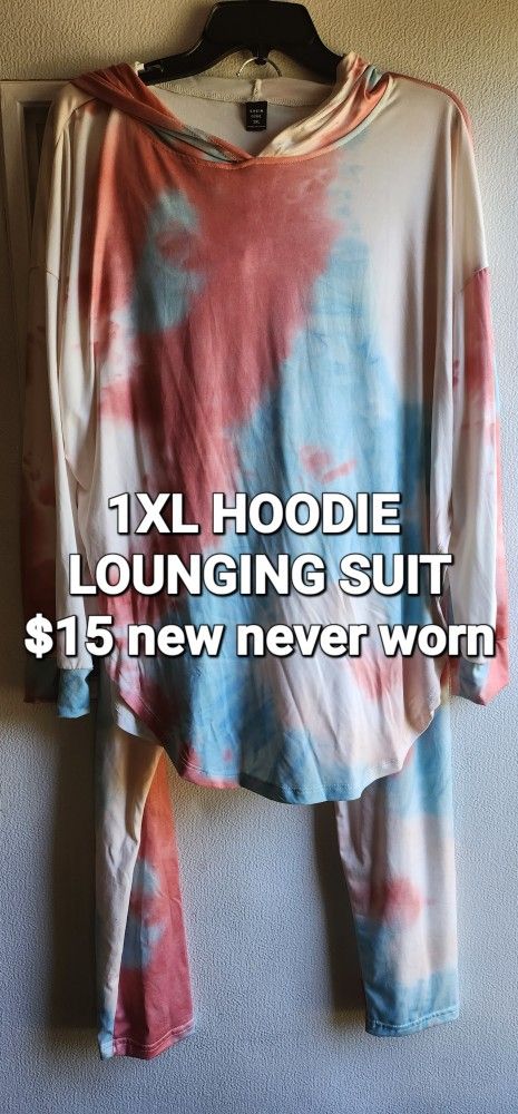 Tye-dye Hoodie W/PANTS  New $15