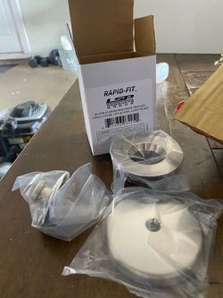 Rapid-Fit RF-0750-SN Trim Kit, 1 Hole Cover, Lift & Turn Stopper, Lot of 10