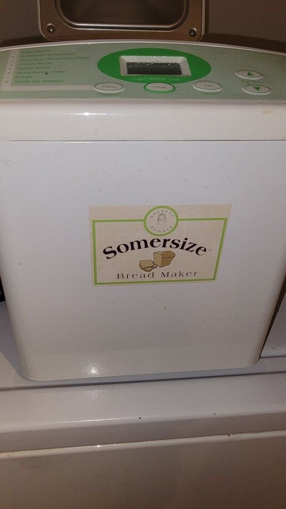 Somersize Breadmaker With Instructions And Recipes