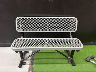 Heavy duty steel bench