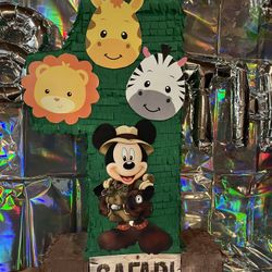 Safari Mickey Piñata 