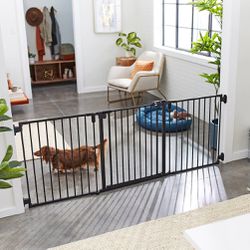 Frisco Steel 3-Panel Configurable Dog Gate, 30-in