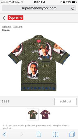 Supreme x Obama Shirt (Size Medium)
