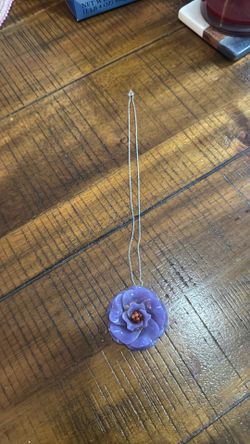 Jade rare purple necklace  $75