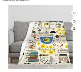 NEW Gilmore Girls Fleece Throw Blanket (60x80")