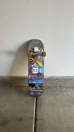 Purple Wood Deck Skateboard