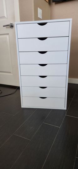 7 drawer  white organizer