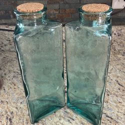 Set of Glass Bottles