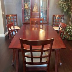 Dining room table and China Hitch