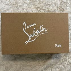 Auth. Christian Louboutin Dandelions Spikes Flats Dress Shoes