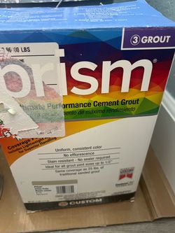3 large packages of Grout