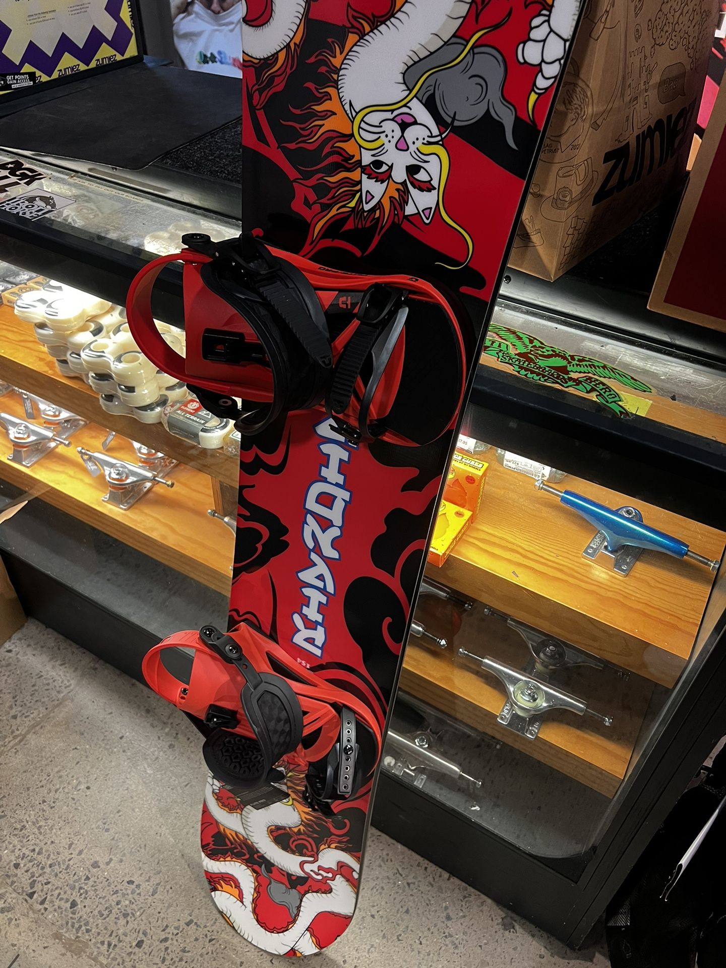 Ripndip Snowboard And Vans Boots