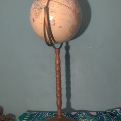 Vintage Globe On Stand VERY NICE
