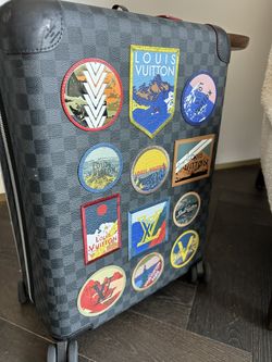Louis Vuitton Luggage With Alps Patches Limited Edition