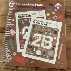 Dimensions Math Teacher’s Guide 2B (Singapore Math) Spiral-Bound