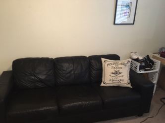 Leather couch