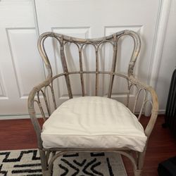 Bamboo Chair with cushion