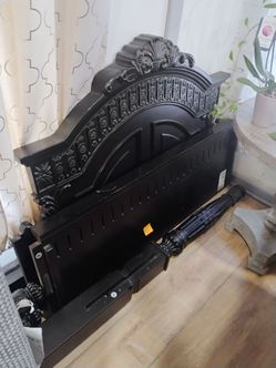 Queen size bed frame only