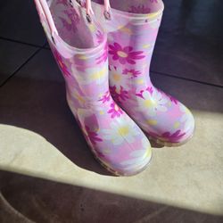 Toddler Size 9 Light Up Rain Boots