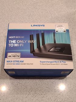 Linksys WiFi Router EA9500 AC5400 MU-MIMO