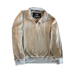 Appalachian State Faux-Suede Quarter-Zip (Size Large)