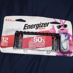 Energizer AAA Batteries, Max Triple A Battery Alkaline, 24 Count
