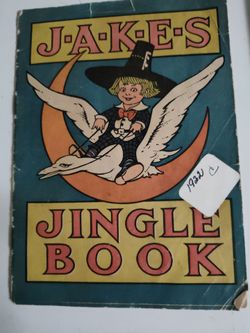 Antique advertising booklet