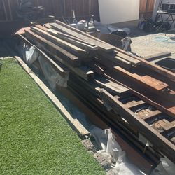 Redwood Lumber – Reclaimed from Old Deck