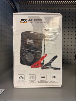 PX AC-5000 JUMP STARTER WITH AIR COMPRESSOR