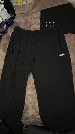 North face sweat pants joggers black