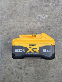 Dewalt 20v Battery 8.0 Ah XR Powerpack Brand New 
