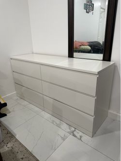 IKEA White Large Dresser 6 Drawers Cajonera BASICALLY NEW