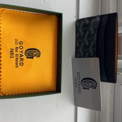Goyard Men’s Leather Card Holder Wallet