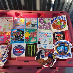 Decal,stickers Bubble Gum Cards