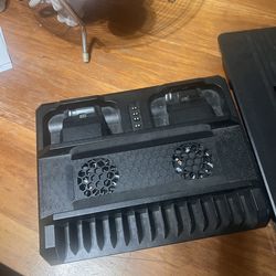 PlayStation  or x box station with fan
