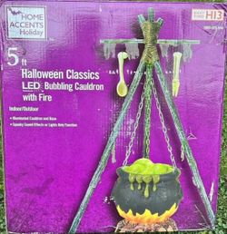Witch Pot / Cauldron Large Outdoor Halloween Decoration
