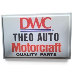 Vintage 6ft x 5ft Ford Motorcraft Sign Panel – DWC Theo Auto (Hometown History!)