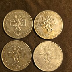 Mexico Olympic Silver Coin