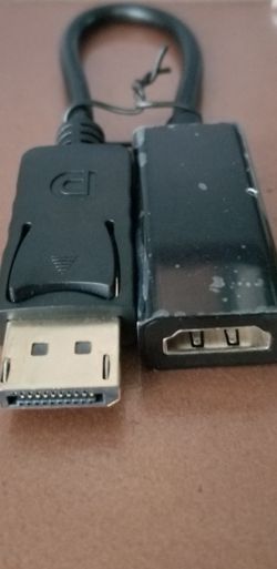 DisplayPort  to HDMI adapter