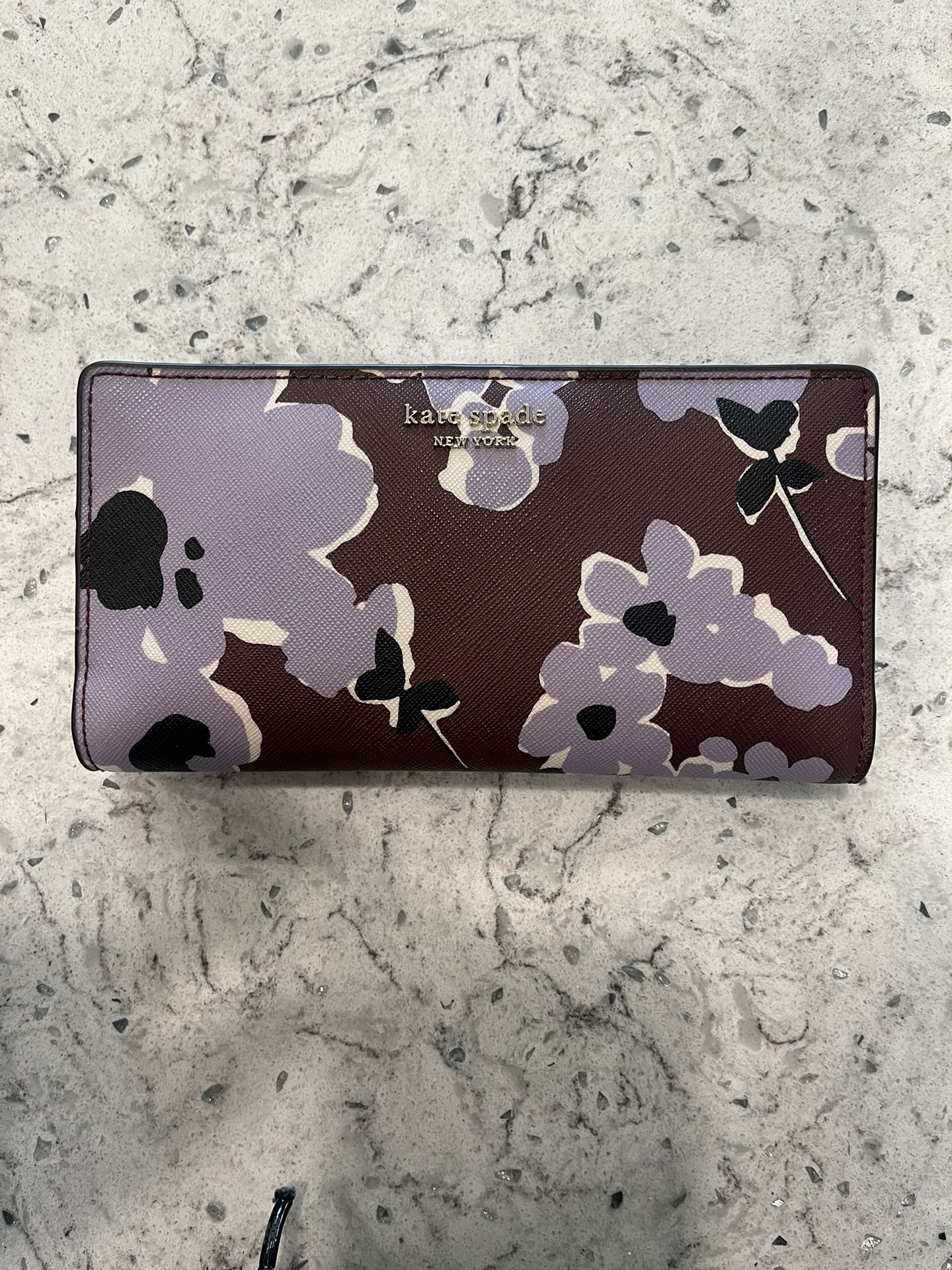 New Kate Spade Wallet - Purple Floral