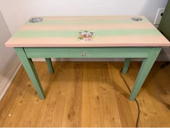 Hand Painted Vintage Bench