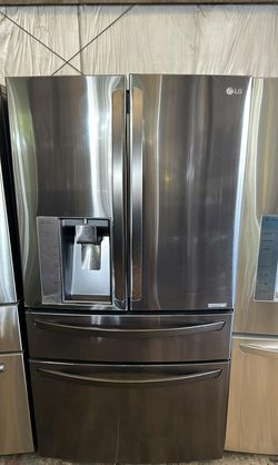 LG French Door Black Stainless Fridge
