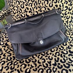 Coach Beekam Black Leather Briefcase