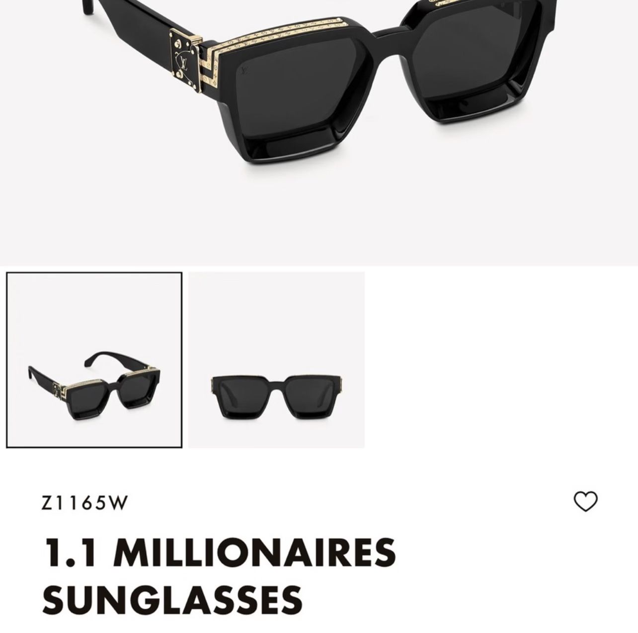 Louis Vuitton Millionaire Sunglasses