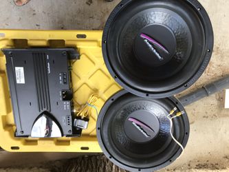 Audio barn speaker/ and amp